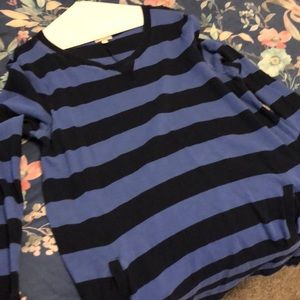 Long sleeve mid length striped dress